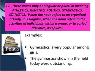 is athletics singular or plural